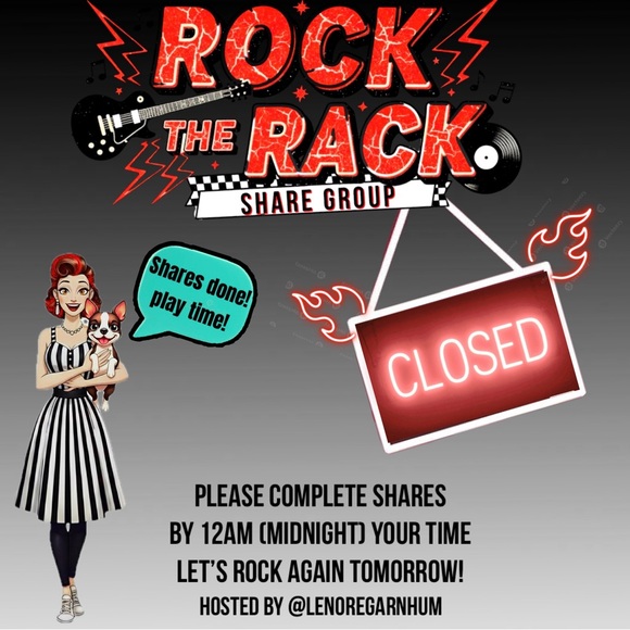 Other - CLOSED Sunday, March 8, Rock the Rack share group
